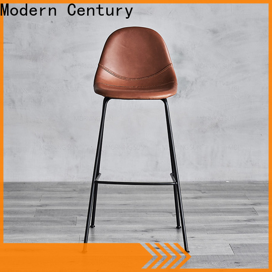 Modern Century new black rattan bar stools trader for party