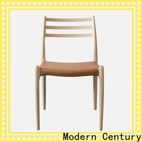 Modern Century 100% quality wood and leather chair factory for kids