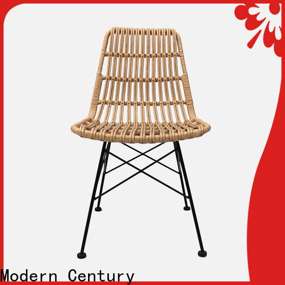 Modern Century standard white rattan chair trader for sale