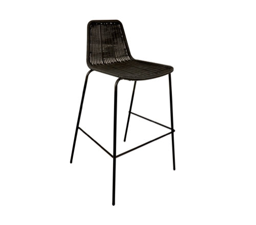 Hot sale on Amazon Nordic Modern Style Wicker Rattan Garden Bar Stool Chair on sale
