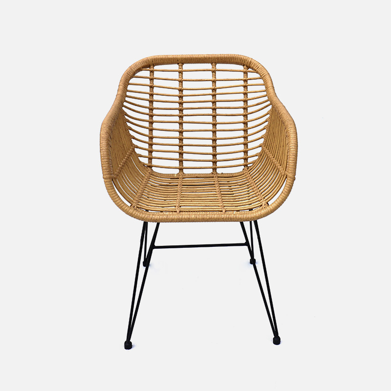 Rattan Chair Satu W580×D590×H820 Rattan With Metal ( Outdoor Powder Coating )