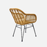 Modern Century rattan office chair brand for living room